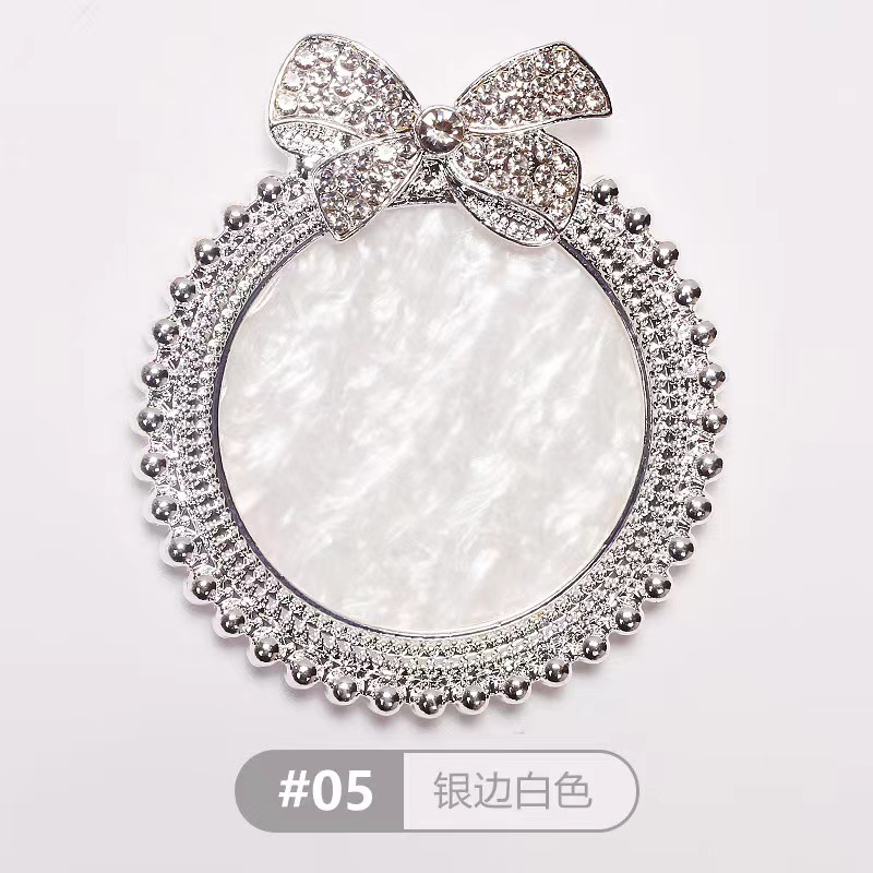 Estilo japonés en línea celebridad uñas diamante arco pantalla color placa retro pantalla marco mano modelo tiro trabajo soporte de exhibición