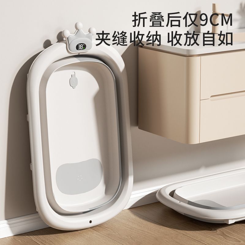 Baños para bebés Baños para bebés Baños de baño grandes plegables para niños pequeños