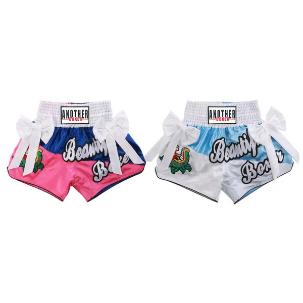 Muay Thai Sanda Professional Training Shorts for Men, Women, Adults, and Children, Free Fighting Boxing Fighting Gear, Butterfly Competition Pants