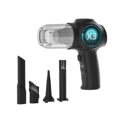 Car vacuum cleaner wholesale car dust blower wireless handheld portable car mini desktop vacuum cleaner super strong (Tozsoranlar) - fl-x03-suction-and-blowing-black