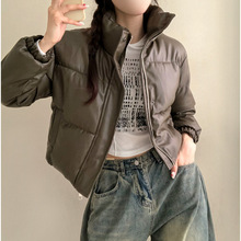 秋冬韩版立领棉服小个子时尚女生个性 手塞棉保暖棉服女棉袄子