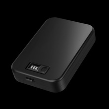 指纹款手枪保险箱跨境密码款枪盒家用贵重物品储物盒车载保险盒