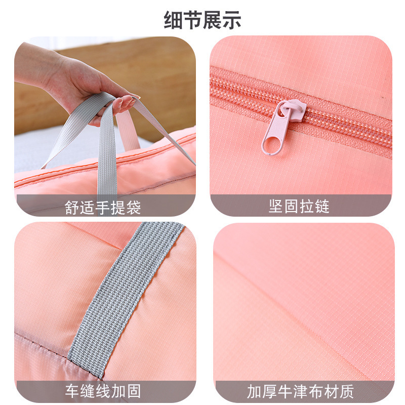 Capacious luggage folding storage bag for moving
