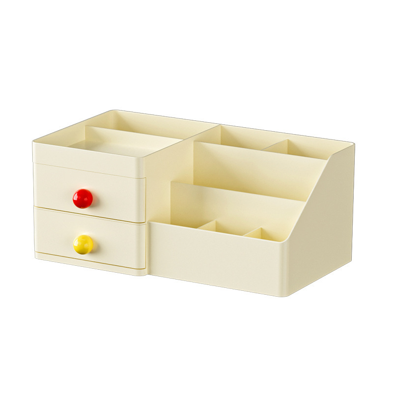 Caja de almacenamiento de cosméticos de cajón de dopamina, joyería, lápiz labial, caja de acabado simple, caja de almacenamiento de papelería de escritorio