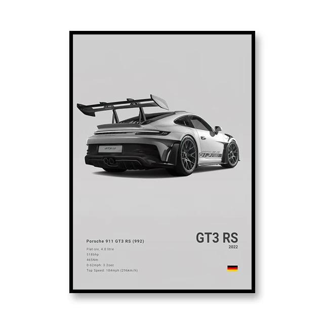 レーシングスポーツカーのキャンバス絵画装飾絵画ポスター絵画コア AliExpress temu Amazon 卸売販売|undefined