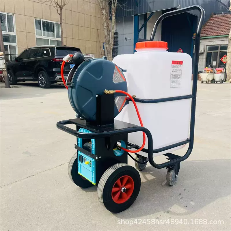 推车式电动喷雾器果园苗圃绿化喷药机移动方便大棚蔬菜打药机