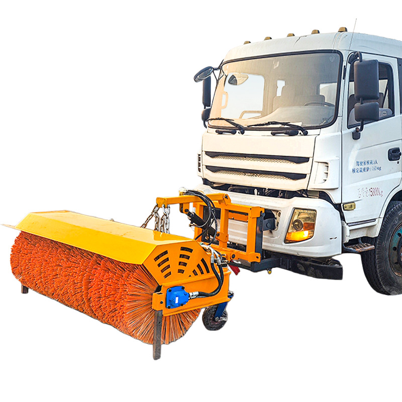 cepillo rodante de remoción de nieve montado en el vehículo limpiador de nieve limpiador de nieve municipal limpiador de nieve de carretera limpiador de nieve de gran tamaño limpiador de nieve