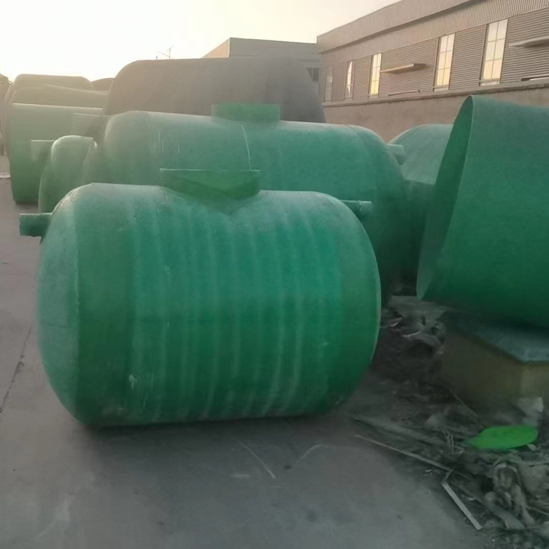 玻璃钢化粪池农村化粪池一体式玻璃钢化粪池厂家大容量发酵罐环保