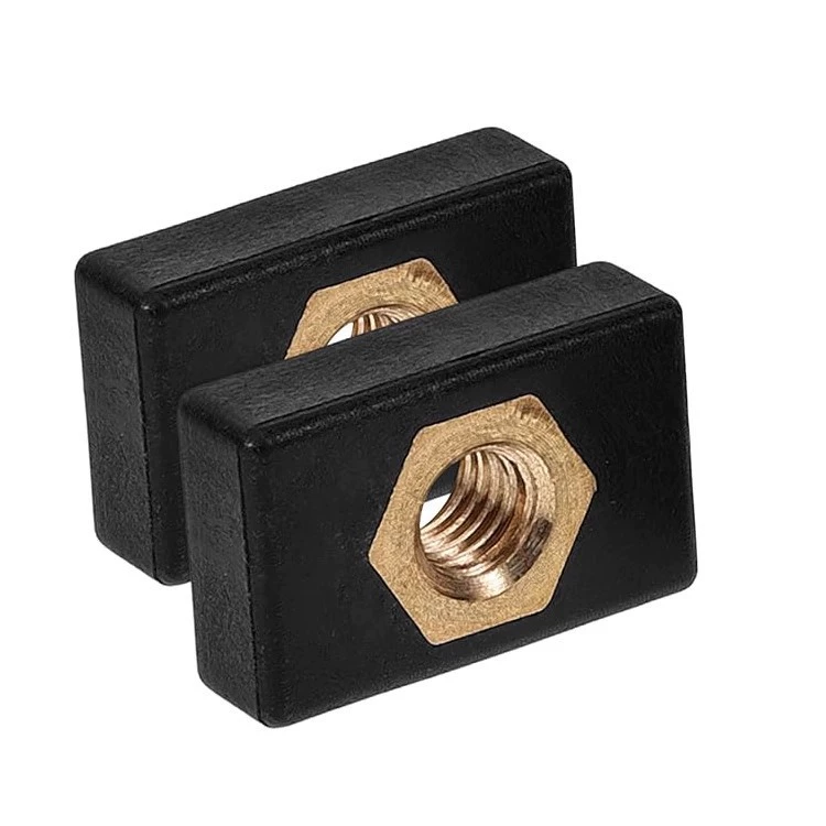 Пластиковая направляющая для каяка с медной гайкой, направляющая для удочки, установка держателя для удочки, лодка, каноэ, скользящий базовый блок.