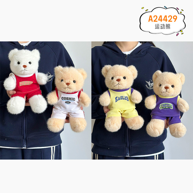 Nueva ropa deportiva, muñecos de oso, regalos de la temporada de graduación, juguetes de peluche, trajes de maestría, muñecos de oso, regalos conmemorativos