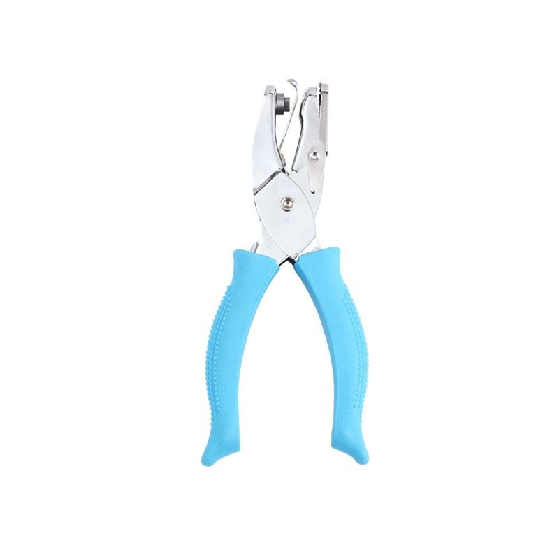 Agujero de amor perforador manual de ahorro de trabajo 3mm agujero redondo de hojas sueltas embalaje pegamento perforador estrella de cinco puntas perforador de un solo agujero