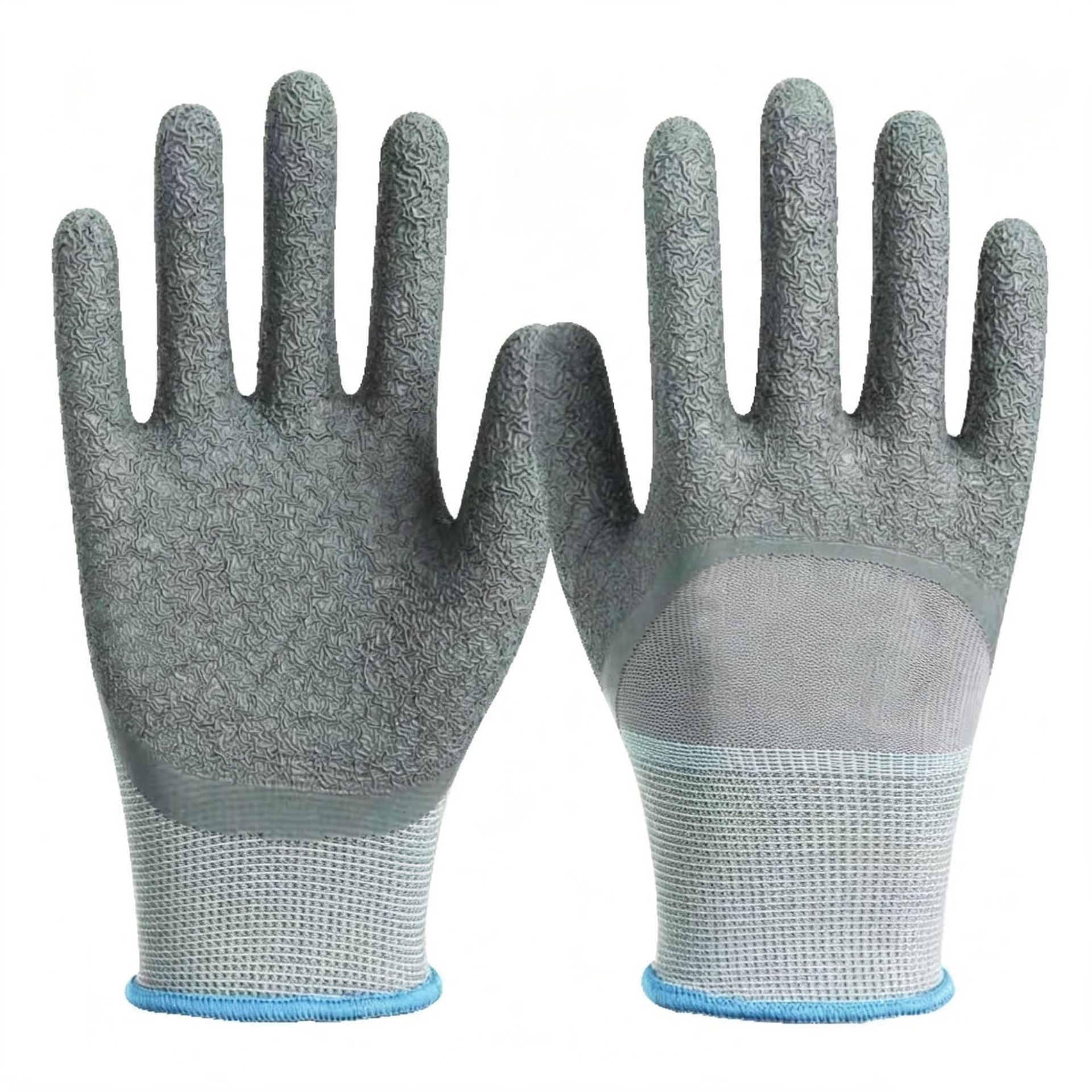 Guantes de protección laboral, de látex, resistentes a las arrugas, impermeables, antideslizantes, robustos, guantes de trabajo industriales duraderos para manipulación de ladrillos, transfronterizos.