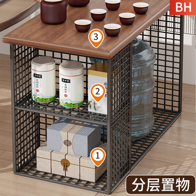 茶台置物架茶室茶几架小户型泡茶桌阳台喝茶小桌子茶具茶壶摆放架|undefined