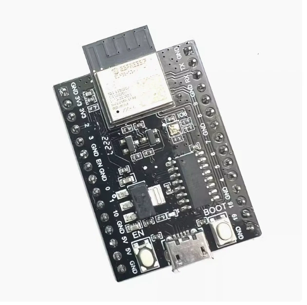 Основная плата макетной платы ESP32-C3 оснащена модулем ESP32-C3-MINI-1, модулем WiFi Bluetooth 5.0.