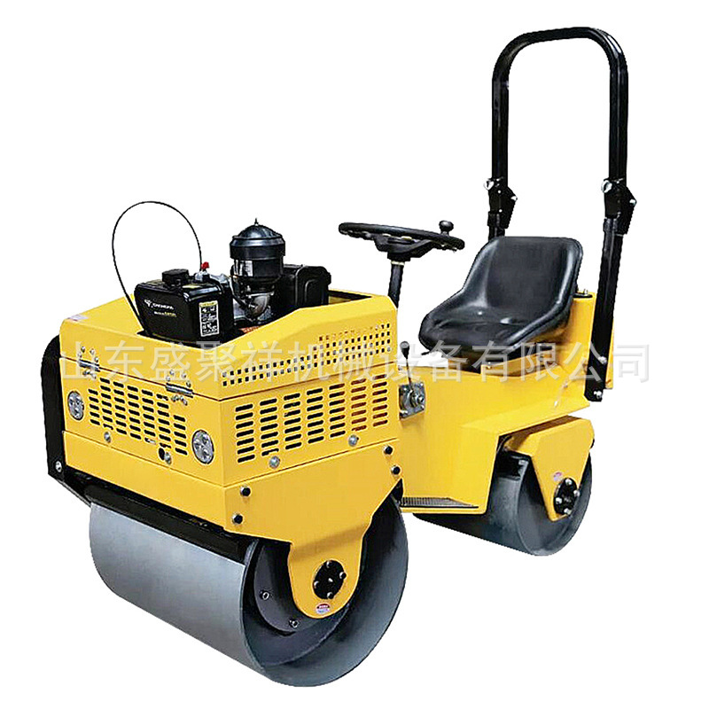 座驾式小型压路机 手扶式单钢轮小碾子 沥青路面沟槽回填压实机