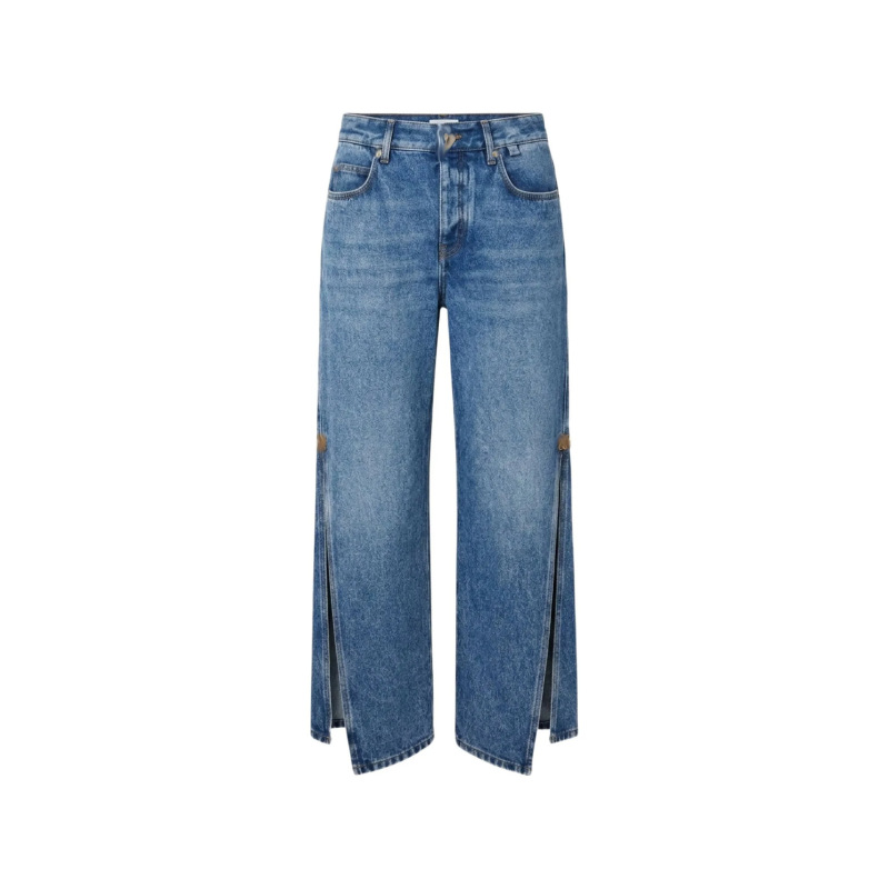 Nanyou High-End Version Royway Side-Slit Wide-Leg Jeans, Heavy-Duty Washed 1365 Embroidered Side-Slit Jeans Nanyou High-End Version Royway Side-Slit Wide-Leg Jeans, Heavy-Duty Washed 1365 Embroidered Side-Slit Jeans