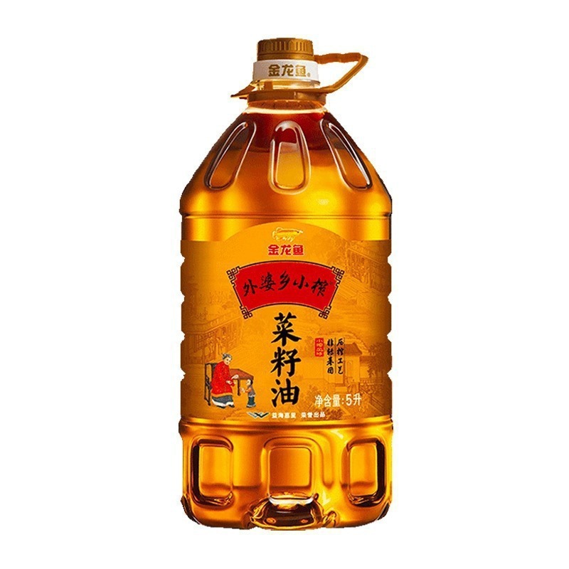 アロワナ菜種油おばあちゃんの故郷の小さな圧搾菜種油食用油 400 ミリリットル家庭用小ボトル|undefined