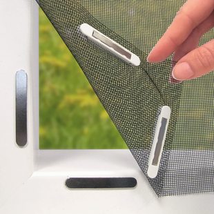 Window Mosquito Net with Innovative Magnetic Fixation Can Be Individually Trimmed to 150 X 130cm Mosquito Nets