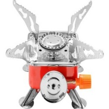 跨境户外迷你小方炉燃气炉便携式折叠卡式炉野营炉具工厂批发