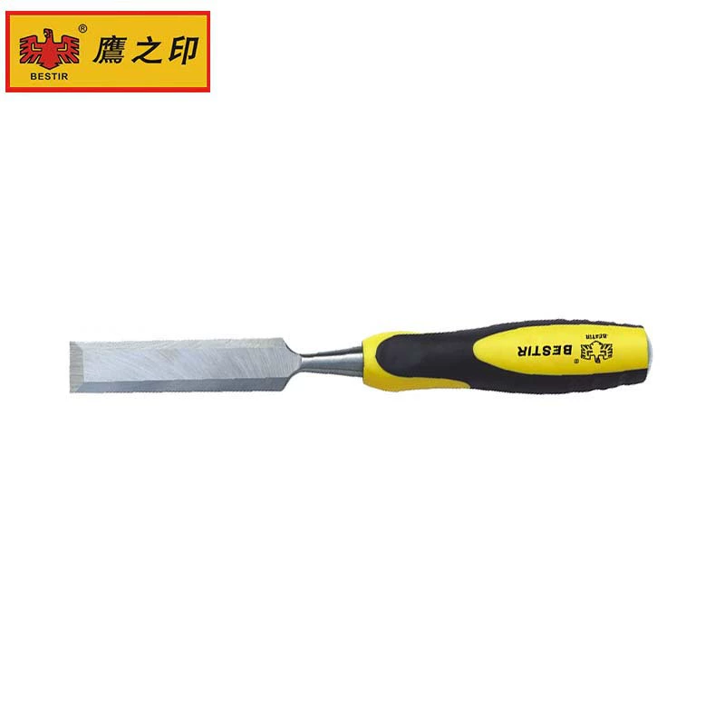 Eagle's Seal Хромованадиевая сталь Желтая Черная ручка Деревообрабатывающее долото Долото для обработки древесины Плоское долото Плоское долото Нож Столярное долото Инструмент