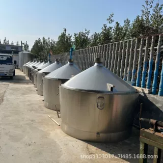不锈钢酒锅 双层保温吊锅 酱香型白酒酿酒设备 酒厂储存罐加工厂