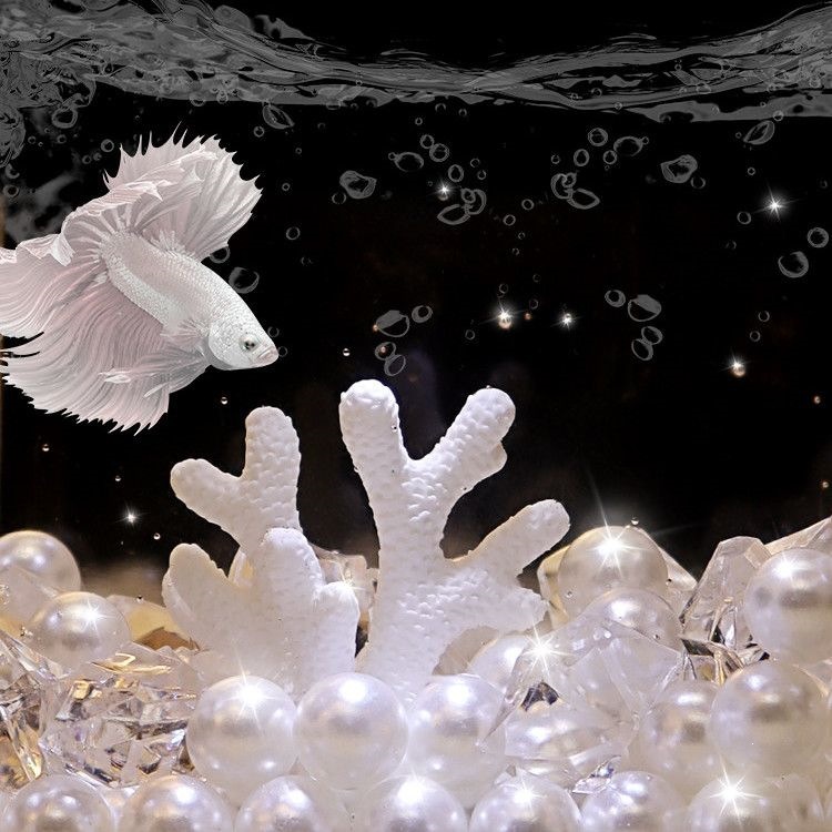 Acuario Acrílico para Peces Bettas Módulo Apilable para Sala de Estar