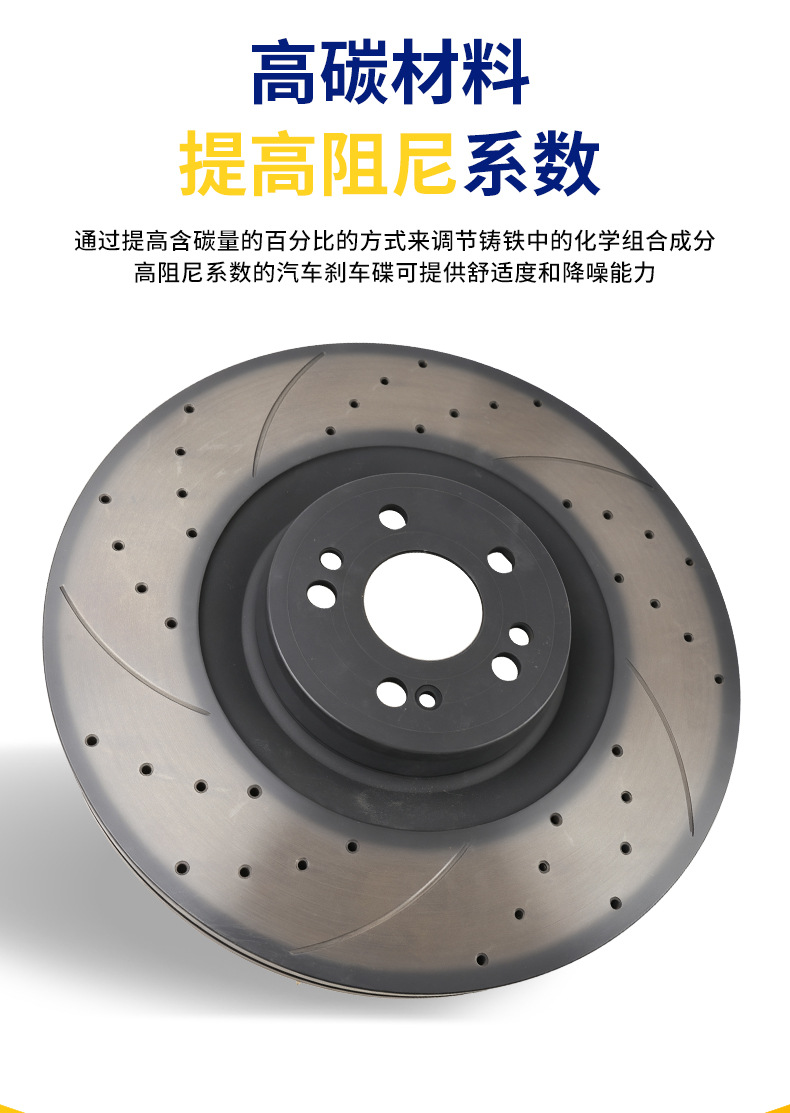 Minghui Factory General Mercedes-Benz Brake Disc 1674211001/1674211101 Cross-Border Export