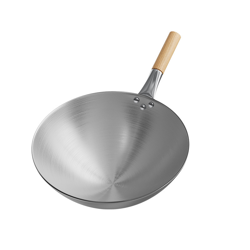 Nuevo estilo antiguo cocinero de hierro para cocinas de cocina de restaurante para cocinas antiadherentes para cocinas de gas sin recubrimiento para salsa al por mayor