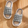 Cute slippers, footwear indoor platform, non-slip slide, absorbs sweat and smell, cotton and linen, wholesale