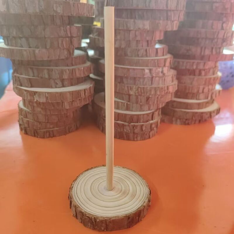 wood base base support special base for christmas tree decoration diy wood chip base wood chip perforated base log