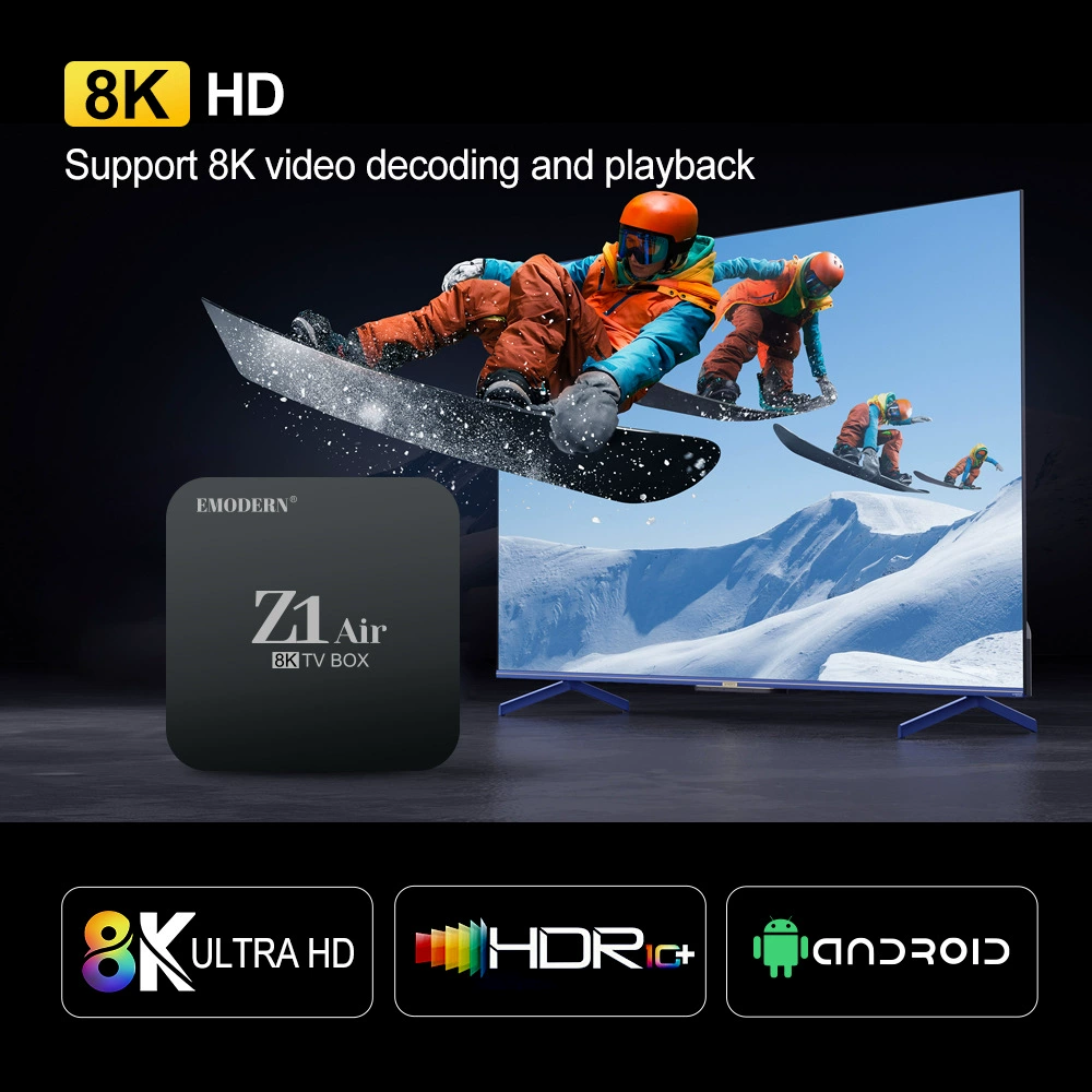 Z1 AIR сет-top коробка Quanzhi H313 Android 10 двойной диапазон Bluetooth голос Android TV Box