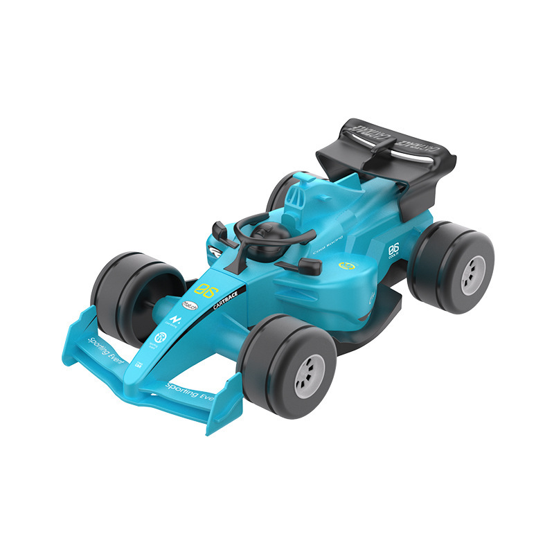 子供の慣性スタントフォーミュラ F1 レーシングカー 360 度回転男の子のおもちゃの車のモデル落下防止ギフトギフト|undefined
