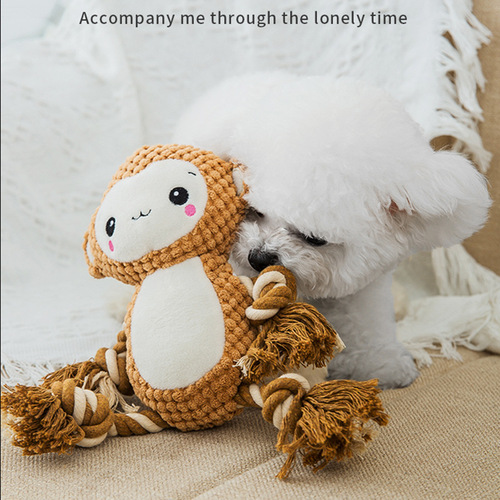 Dog sounding toy, bite-resistant and molar-resistant, pets can be alone to relieve boredom, train small puppies, golden retrievers, large dogs, toy supplies