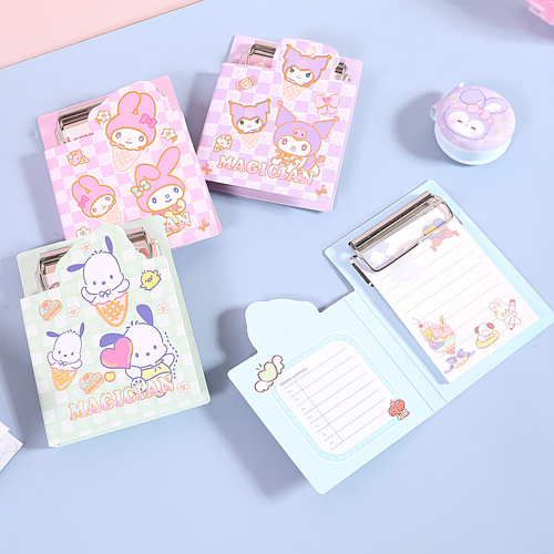 Cute cartoon mini note board holder, good-looking ing style small notebook, student portable notebook note board holder wholesale