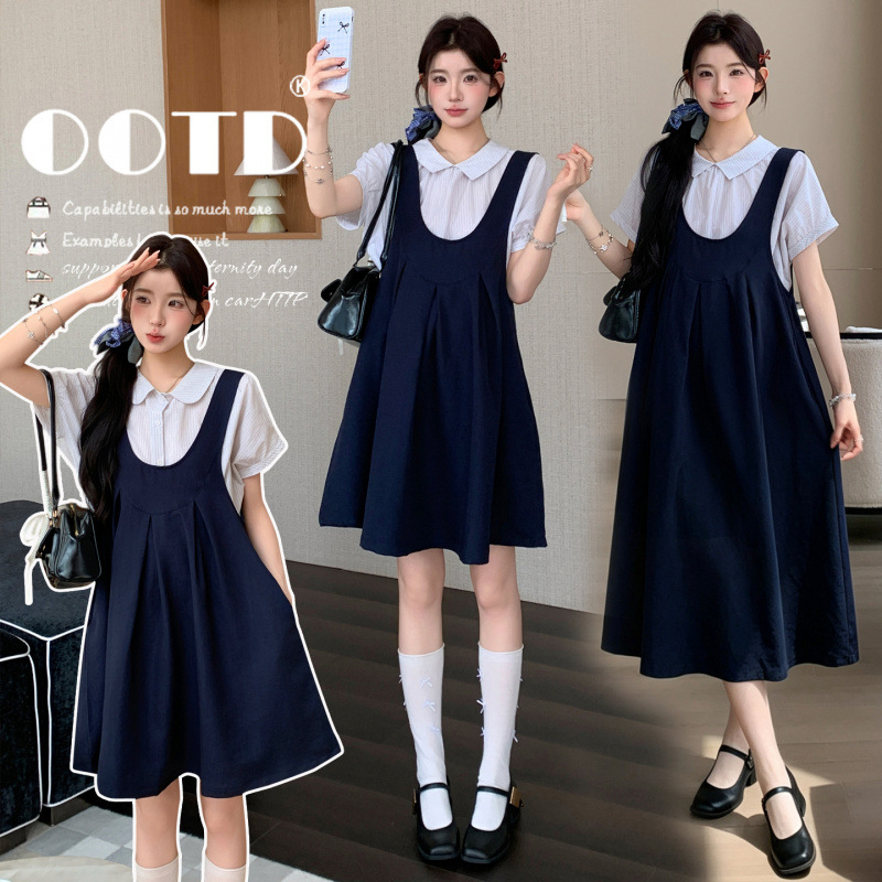 Homilador yoz ko'ylak zamonaviy yangi model koreya keng qisqa jek