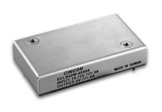 代理Cincon DC-DC 4:1  2"x1.2"隔离式转换器ECLB40W-48S12原装