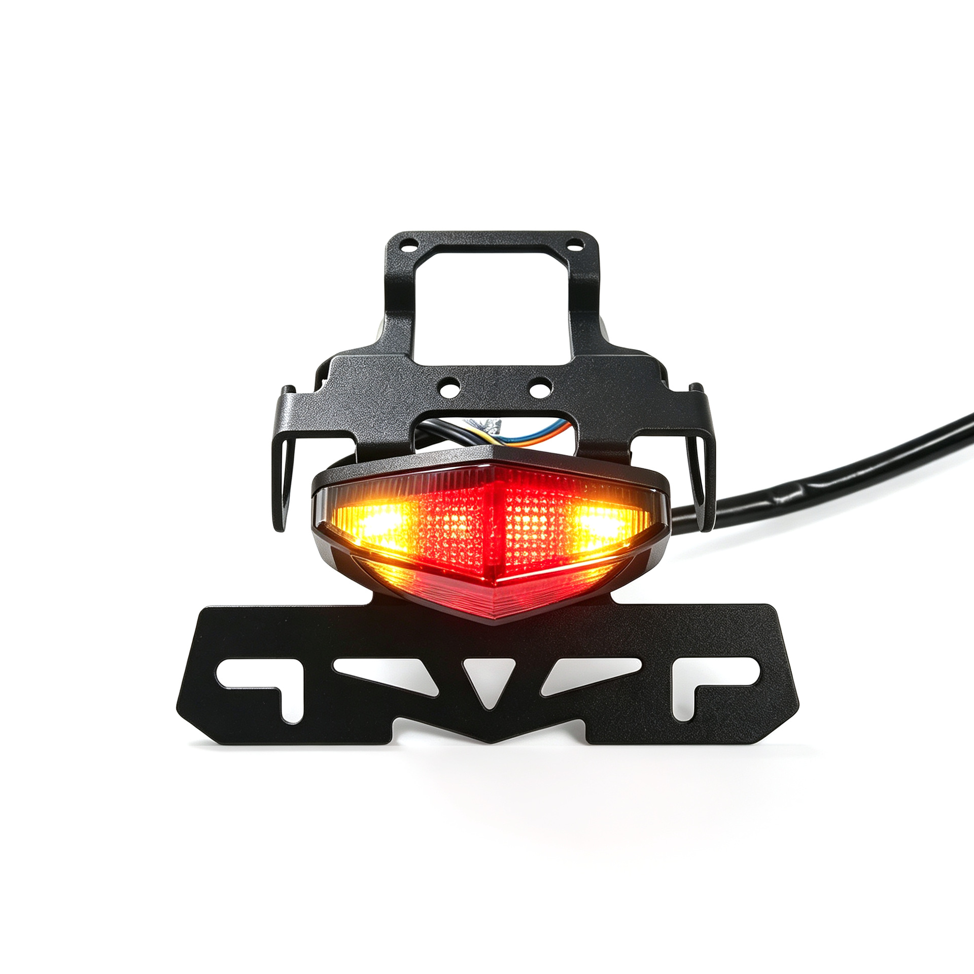 Off-Road Motorcycle Modified Taillight License Plate Lamp Accessories Aluminum Alloy for Kawasaki Klx230 Taillight License Plate Frame