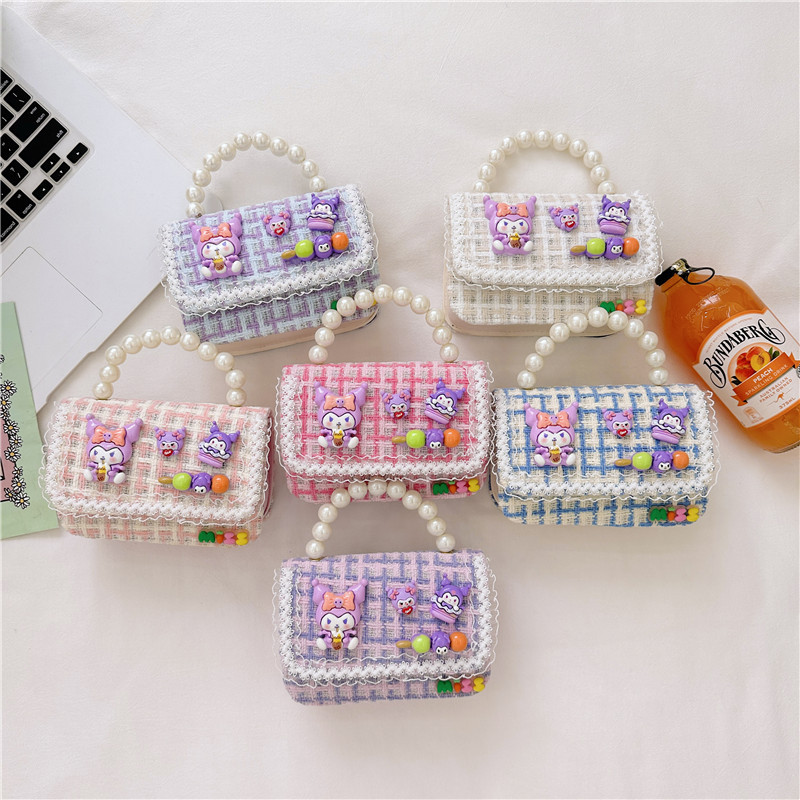 Bolso de las niñas de moda todo fósforo princesa bolsa de cadena 2023 Otoño e Invierno nuevos niños bolsa de mensajero niña bolso