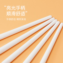 Cross-border new product round head lip brush with cover portable lipstick brush gloss brush Cangzhou makeup brush wholesaler