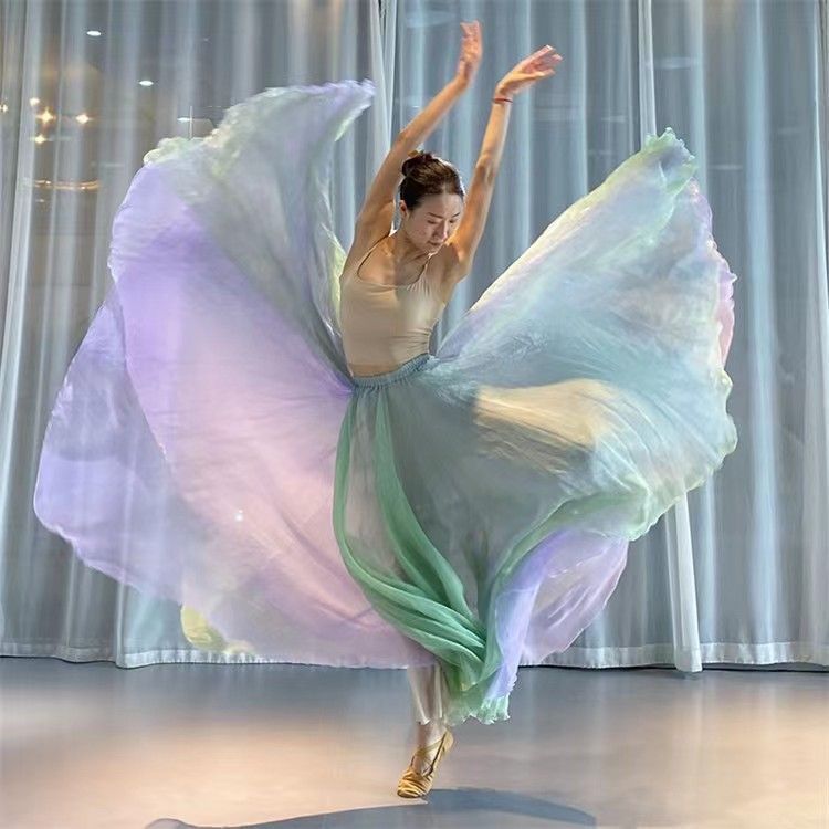 Black Moon Light Dance Classical Dance State Wind Double -layer…