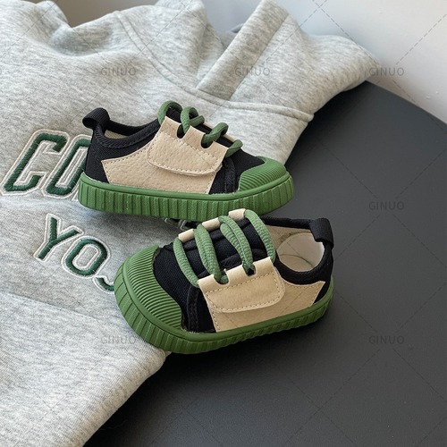 {15-27 size} One-year-old baby sneakers for girls spring soft-soled baby plus velvet toddler shoes for boys