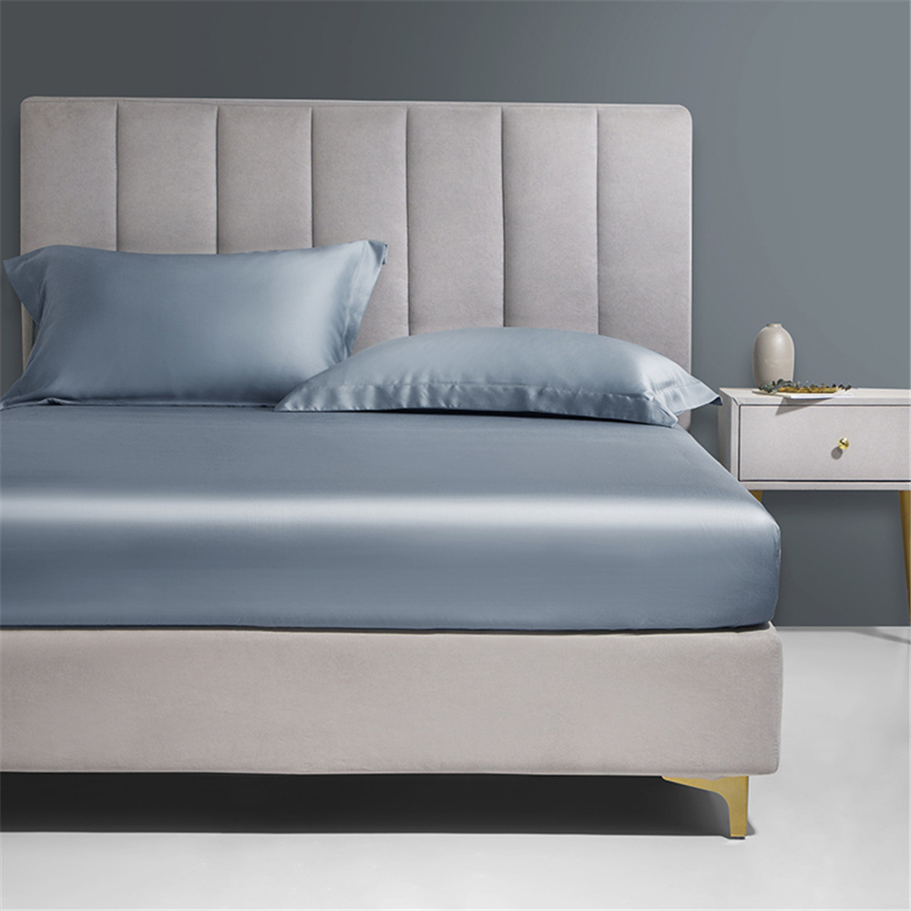 Fitted sheet 60s天糸ベッド笠純色ライセルベッドカバー式シーツを大きくして厚手のマットレスカバーを追加します。
