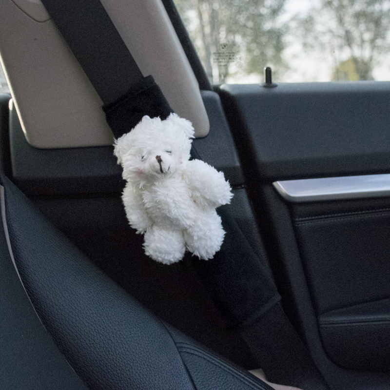 붉은 얼굴을 가진 작은 백곰 [피부 친화적인 봉제 인형]