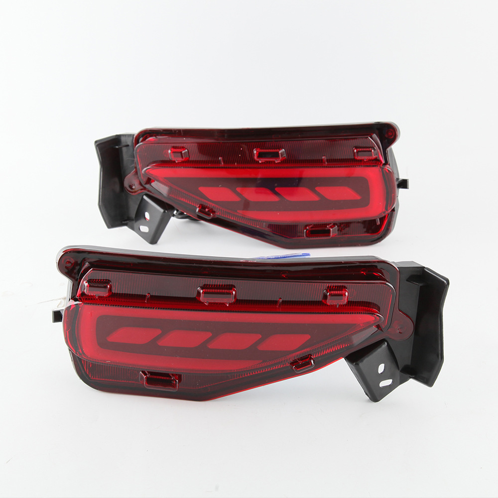 Luces de parachoques traseras para modelos Fortuner 16-20, luces de parachoques traseras para modelo Runner 2016 con 3 funciones: conducción, frenado y giro.