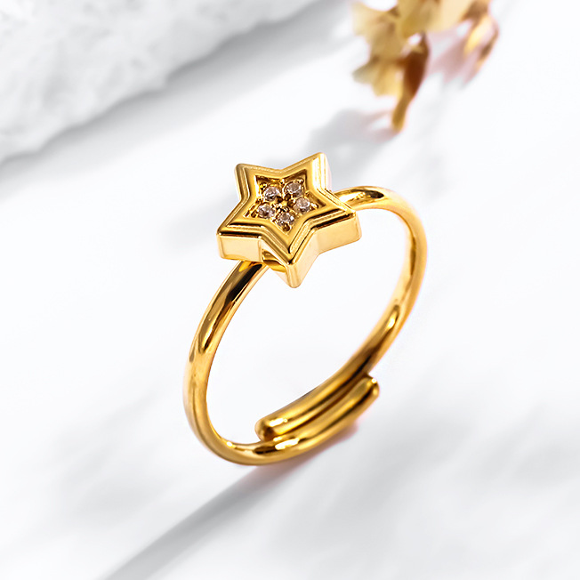 越境貿易新商品 ステンレスリング 丸型 六角形リング レディース ライトラグジュアリー 幾何学リング シンプル 高級