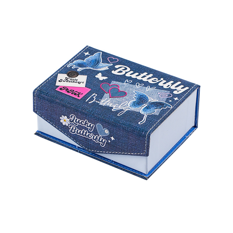 Nueva caja de tarjetas de mariposa de alto valor, caja de almacenamiento de gran capacidad para álbumes de tarjetas pequeñas de ídolos, caja multifuncional de cuero a prueba de polvo