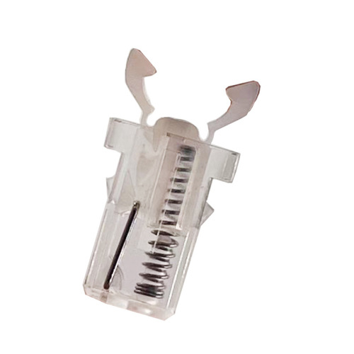 Trash can switch MS transparent color Makeup box eyeglass box water tank spring lock door lock switch