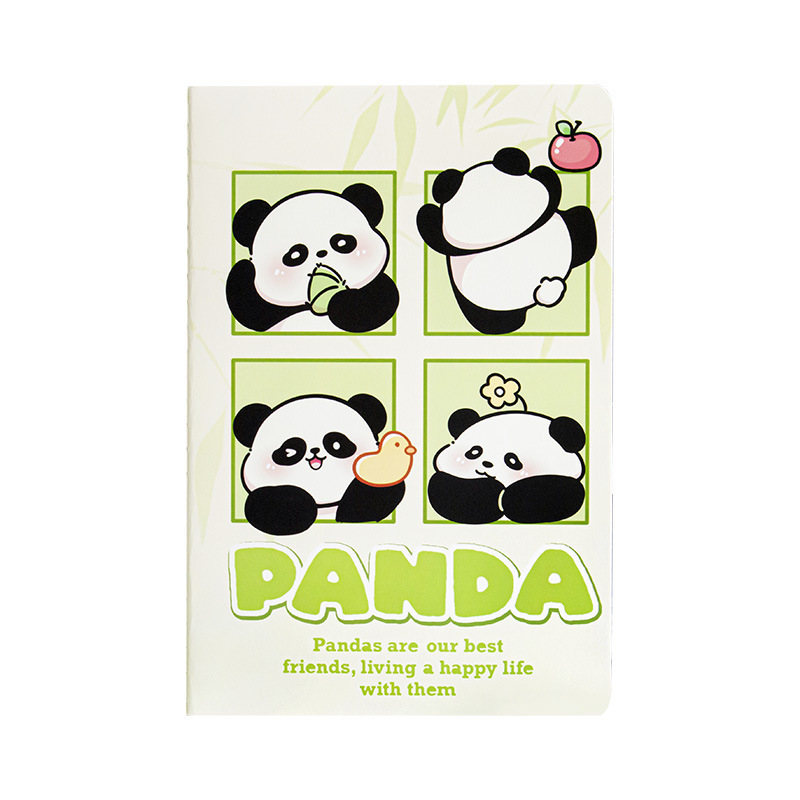 Temporada escolar Panda A5 cuadernos de dibujos animados cuadernos
