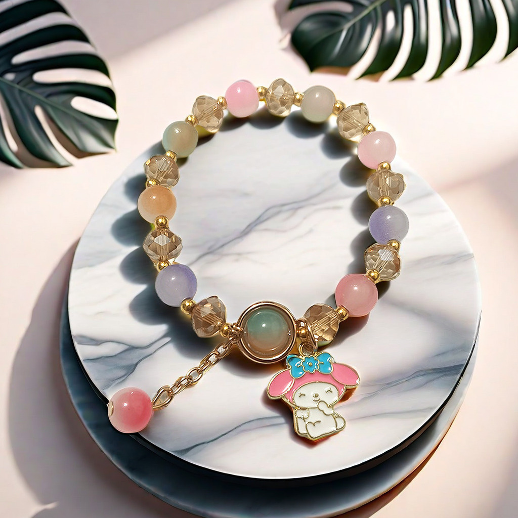 KT04 웃는 핑크멜로디 팔찌