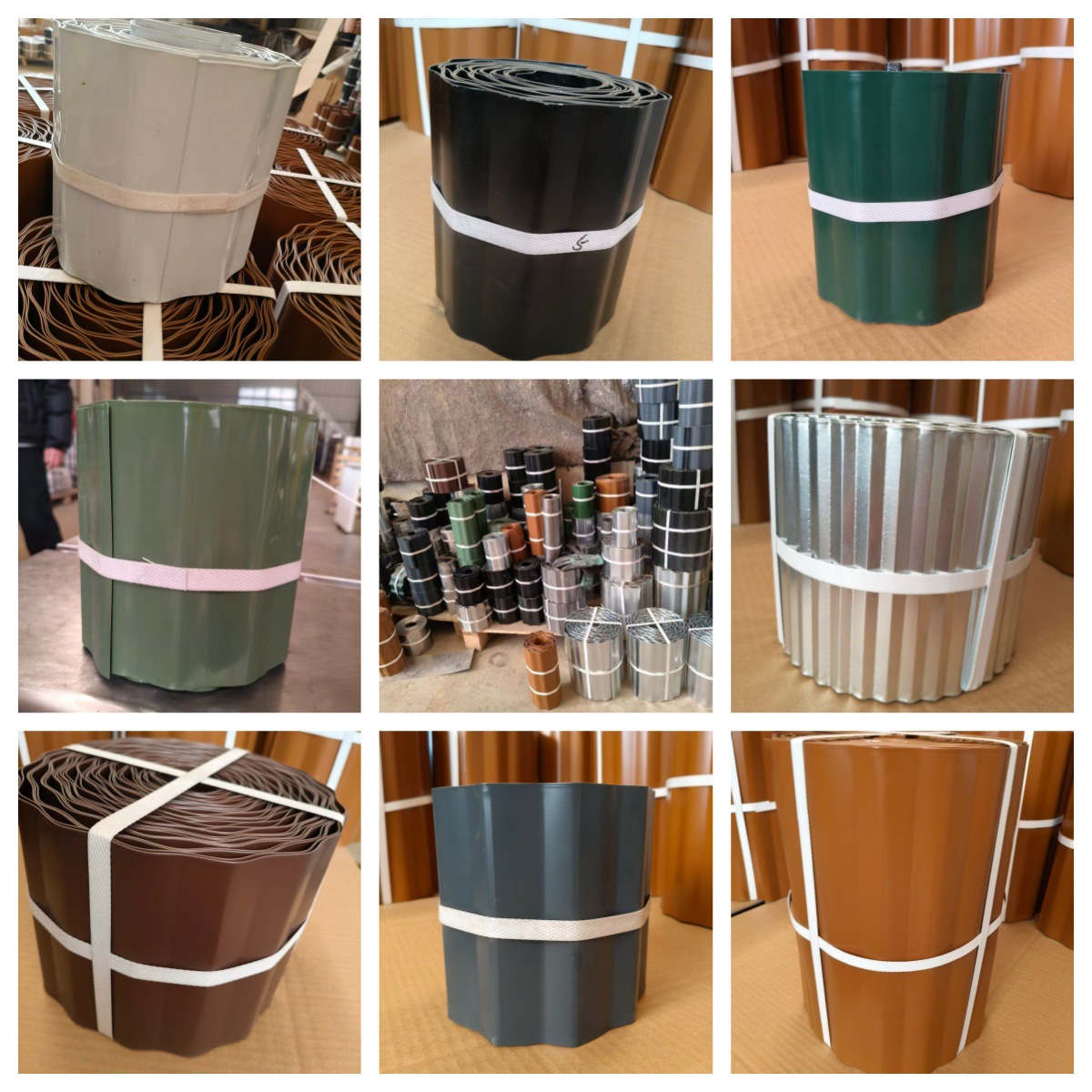 别墅花园用镀锌花草围栏  庭院镀锌板黑色花草围栏篱笆